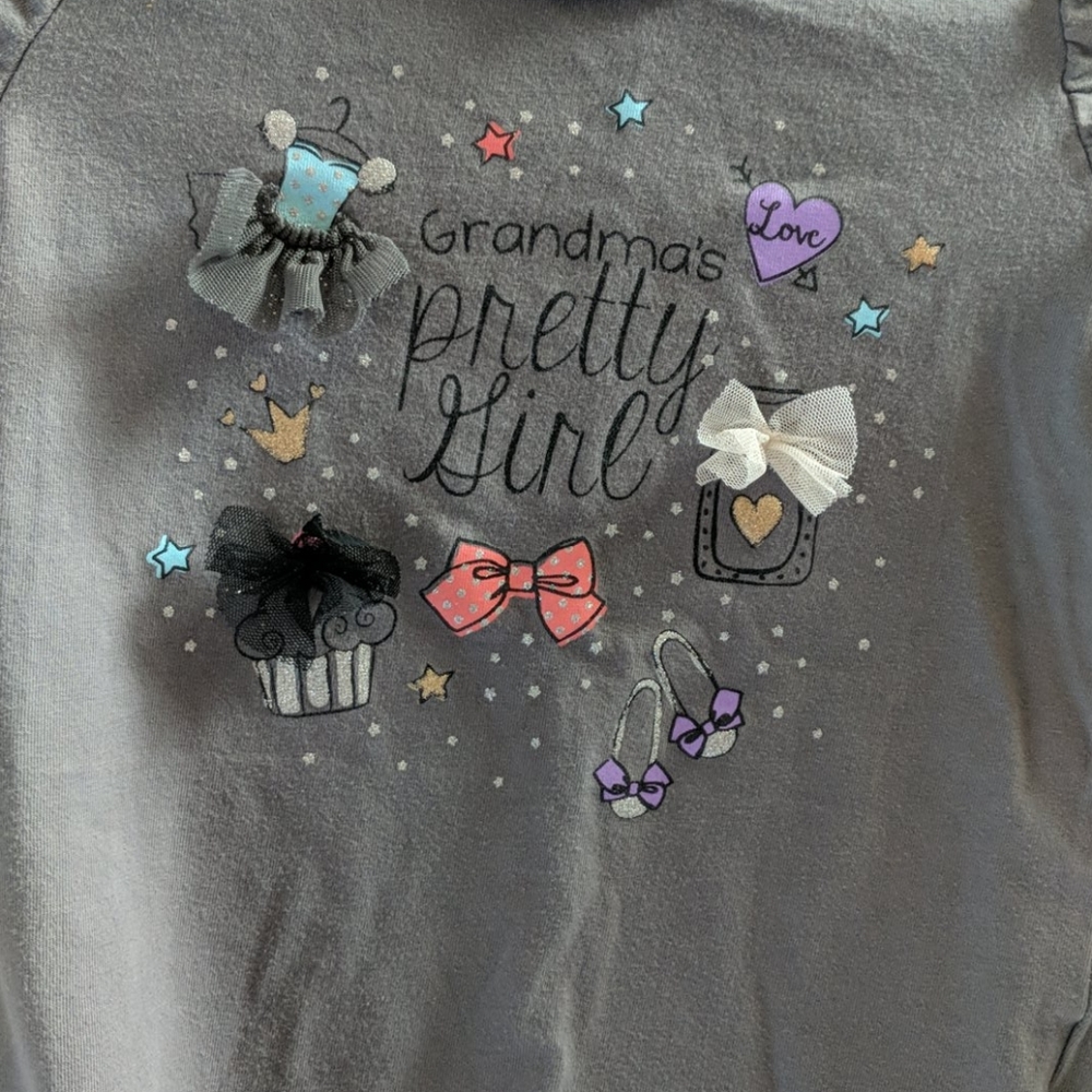 Girls long sleeve t-shirt Grandma's pretty girl